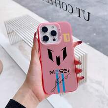 Golden Globe Award Winner Messi Phone Case, Compatible With IPhone 16 15 14 13 12 11 Pro Max X XR XS MAX 8 7 Plus, Shockproof Matte Back Cover, Pure Cotton Skin-Friendly Top - 混合顏色 - 查看 7