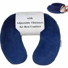 Foam Neck Pillow, Dark Blue - azul - Ver 2