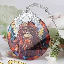 Adorno de Navidad, adornos 2025 para rbol de Navidad, adorno colgante de vidrieras, adornos navideos, idea de regalo nica, juego de tambor - Pie grande - Ver 3