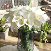 Artificial Simulation Hand Feel PU Horseshoe Lotus Bouquet Artificial Flower Plastic Flower Wedding Living Room Decoration Placement Flower