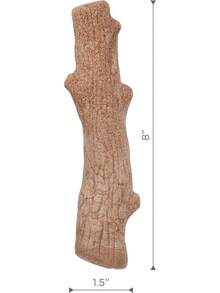 Outward Hound Dogwood Wood Durable Dog Chew Toys, Real Wood & Calming Hemp, 2-Pack, Medium - 山茱萸傑克 - 查看 1