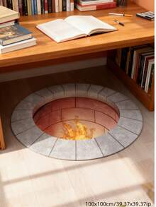 1 tấm thảm tròn ảo giác 3D chân thực, được thiết kế như một hố lửa đá xếp chồng lên nhau, với vòng ngoài họa tiết đá xám và vòng trong hình ngọn lửa chân thực, tạo nên bầu không khí ấm áp và sáng tạo. Thảm trải sàn Polyester mềm mại và thoải mái với thiết kế hố đá giả - Thích hợp để trang trí phòng khách, phòng ngủ, phòng tắm và lối vào, thảm phòng khách, thảm trang trí, trang trí phòng ngủ, thảm nhỏ, thảm, trang trí nhà cửa, thảm phòng khách, thảm nhỏ phòng khách, thảm phòng ngủ, trang trí nội thất phòng khách, thảm ngoài trời, thảm có thể giặt được - Nhiều màu - Xem 15