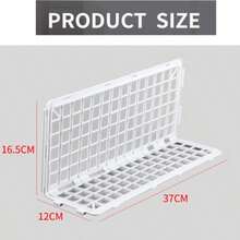 12 Pcs Under Couch Blocker 37 * 16.5 Cm Under Bed Blocker For Pets Furniture Couch Guards Bumper For Stopping Cats Dogs From Getting Under Sofa Gap White