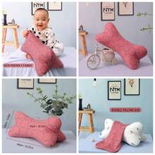 Almohadas para cuello y cervicales, almohadas para el cuello con forma de hueso de perro, con funda extrable lavable para coche, autobs, camin, conduccin, comodidad, reposacabezas, soporte de huesos para almohada quiroprctica de cuello tamao C: - B - Ver 1