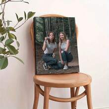 1pc Customized Frameless Canvas Print - Personalized Photo Wall Art For Home, Office, Wedding, Anniversary - Multipurpose Frameless Poster Suitable For Bedroom, Living Room, Hallway Decor