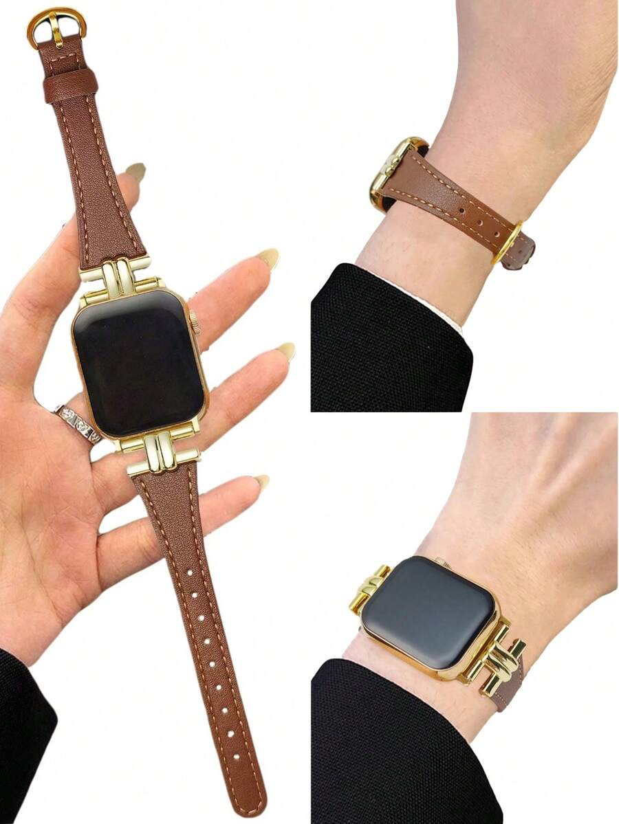 Melard Leather Strap Compatible With 38/40/41/42/44/45/46/49mm, Compatible With Apple Watch Strap Ultra/Se11/10/9/8/7/6/5/4/3/2/1
