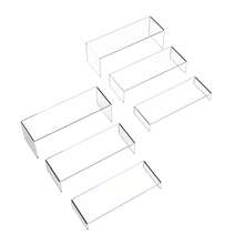 6个立式管道展示架；3层亚克力展示架，用于展示蛋糕和甜点；这些展示架也可用于展示时尚单品，如收藏品、鞋子和珠宝。 - 彩色 - 查看 12