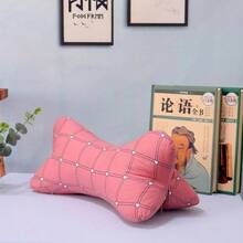 Almohadas para cuello y cervicales, almohadas para el cuello con forma de hueso de perro, con funda extrable lavable para coche, autobs, camin, conduccin, comodidad, reposacabezas, soporte de huesos para almohada quiroprctica de cuello tamao C: - B - Ver 3