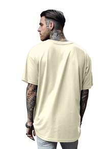 Men T-Shirts - 米色 - 查看 4