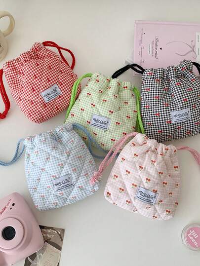 1ชิ้น กระเป๋ากล้องควิลท์น่ารัก, กระเป๋าเก็บ CCD, กระเป๋ากล้อง, วัสดุอ่อนนุ่ม, กันตกและกันฝุ่น, กระเป๋าขนาดเล็ก, เหมาะสำหรับจัดเก็บกล้อง Black Card, เรียบง่ายและพกพาได้, กันตกและกันรอยขีดข่วน, อเนกประสงค์สำหรับใช้งานกลางแจ้ง, อุปกรณ์เสริมกล้อง สิ่งจำเป็นสำหรับการเดินทาง, สิ่งจำเป็นสำหรับการล่องเรือ, สิ่งจำเป็นสำหรับหอพัก, ของขวัญวันเกิด, ของขวัญเพื่อนเจ้าสาว, ของขวัญสำหรับแม่, ของขวัญสำหรับครู, ของขวัญวันวาเลนไทน์