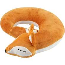 Almohada Salud Cuello, Almohada para Cuello Viaje Forma, Almohada Aire Suave Forma U para Viajes Avin/Tren/Automvil, Cubierta Cmoda Transpirable, Conveniente para - Marrón - Ver 5