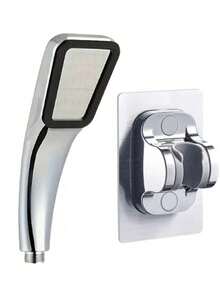 3 szt./zestaw 300-otworowa ręczna głowica prysznicowa wysokociśnieniowa, wysokiej jakości spryskiwacz oszczędzający wodę, kwadratowa głowica prysznicowa z tworzywa ABS z wieloma otworami, niski przepływ wody i system natrysku deszczowego o wysokim ciśnieniu, wytrzymały kwadratowy kształt z tworzywa sztucznego, łatwy montaż, akcesorium łazienkowe, idealne do łazienek w domu i hotelu, niezbędne w nowoczesnych łazienkach i kamperach, ulepsz swoją łazienkę, aby zapewnić sobie luksusowe doznania kąpielowe, idealny prezent świąteczny i na remont łazienki