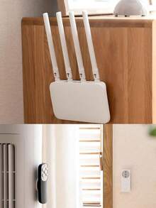 Magnetic Remote Control Holder Strong Magnetic Base For TV Air Conditioner Remote Control Magnetic Sticker For Living Room Home Theater Office School Sleek Men Women Space-Saving Storage And Organization Home Decor - Multicolor - View 10