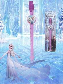 Disney 冰雪公主仿真长笛玩具，儿童益智塑料长笛乐器游戏套装促销玩具，流行款式益智趣味儿童乐器玩具塑料长笛。 - 彩色 - 查看 1