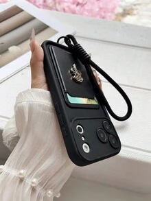 1 pezzo Custodia per telefono fai-da-te con fiore di rosa, custodia per cellulare ultima 2025 compatibile con Samsung Galaxy S25, S24, S24 Plus/S24+, S24 Ultra, S24 FE, S20, S21, S22, S23 e compatibile con , custodia in silicone con impugnatura e protezione antiurto militare