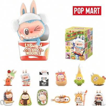 Pop Mart POP MART LABUBU Wacky Mart Series Doll Action Figure Blind Box Ornament Decoration Ideal Festival Gifts