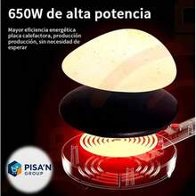 CREPERA ELÉCTRICA ANTIADHERENTE TIPO SARTÉN MÁQUINA CREPAS. IDEAL PARA EL HOGAR O COMERCIO, FACIL USO Y TRANSPORTE. MODERNA , PRACTICA Y FACIL DE USAR. - Ver 5