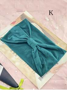 1pc Women's Headband, Wide Elastic Headband, Non-Slip Thick Headband, Stretchy Absorbent Sports Headband, Large Bow Soft Headscarf. Available In Multiple Colors. Warm Hair Bands Women Bandanas Winter Hair Accessories