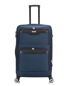 Sanzheng Luggage Set 4 Piece Lightweight Expandable Softside Suitcases With Spinner Wheels, Travel Set With Normal Lock (20" 26" 28" 32") - Royal Blue - View 3