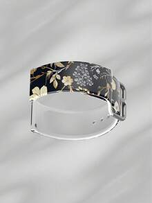 Cute Pink Flowers 20/22 Mm Universal Strap Compatible With Samsung, Huami, Garmin, Honor Smartwatches - Silicone Surface Strap Pattern Compatible With GT2/Gt3, Watch 3/Galaxy