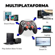 ELE-GATE Control Con Joystick Bluetooth Multiplataforma Android /IOS Soporte - Negro - Ver 6