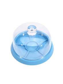 1pc 6-Compartment Watch Repair Dust Cover With Tray, Watch Movement Dust Cover, Moistureproof Anti-Dust Tray Storage Box For Watches Movement Parts, Watch Accessory Organizer