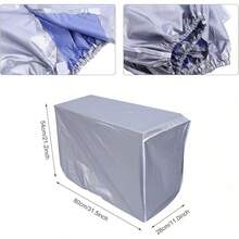 ZJchao Cubierta del acondicionador de Aire, Funda para Aire Acondicionado Exterior Capilla Impermeable a Prueba de Polvo al Aire Libre Impermeable del acondicionador de Aire para hogar( #   3) - # 1 - Ver 9