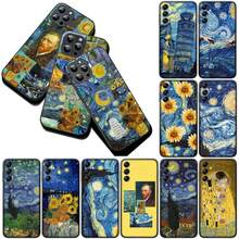 Funda suave de girasol y noche estrellada de Van Gogh compatible con Apple  16 11 15 Pro Max Plus X XR 7 8 SE 2022 SE3 SE2 16E, cubierta compatible con funda  17 Pro Max, funda  17 Pro, funda  17, funda  16, funda  16 Pro Max, funda  15 - 2 - Ver 2