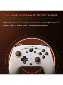 Lenovo S04 Tournament-Level Performance Monster, Dual Hall Effect Configuration (Trigger + Joystick), Ergonomic Curved Grip, Programmable Back Button, The Same Style As Professional Team Training - Black - View 6
