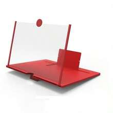 1 件便携式手机屏幕放大镜支架 - 轻松将您的手机变成平板电脑，免提设计，护眼，可折叠且紧凑 - 彩色 - 查看 15