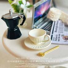 迷你马克杯,法式迷你竖款咖啡杯盘套装,迷你咖啡杯盘,1:12 1:6微缩场景娃娃屋配件,创意迷你咖啡杯,花盘摆件,北欧风马卡龙系列咖啡杯,向日葵咖啡陶瓷杯盘,圣诞礼物,新年礼物,圣诞微场景摆件 - 彩色 - 查看 10