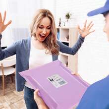 Fuxury Large Poly Mailers, Waterproof Shipping Bags For Clothing, Strong Adhesive Mailers Poly Bags For Small Business Suppliers, Durable Shipping Envelopes Mailing Bags,100pcs - 20*30-2 - Xem 2