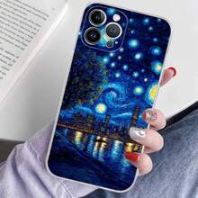 Van Gogh Oil Painting Phone Case Compatible With  17 16 15 14 13 12 11 Pro XS Max Plus Soft Silicone Case, Case Compatible With  17 Case,  17 Pro Case,  17 Pro Max Case - Z1 - 查看 7