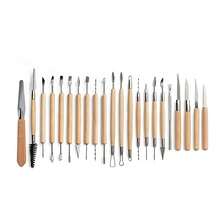 31pcs Pottery Tools Set, Includes Silicone Dotting Pen, Carving Knife, Soft Clay Sculpting, Ceramic Modeling - Clay Tools - View 2