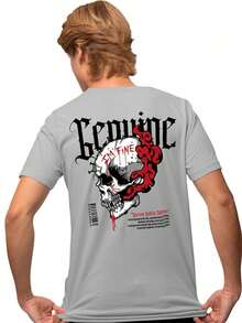 Men T-Shirts - Xám - Xem 3