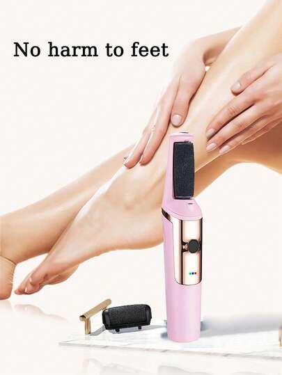 电动脚锉专业足部护理工具，适用于干燥、死皮、破裂、硬皮、家庭修脚套装，是送给男士和女士的完美节日礼物，电动脚部修剪器，用于老茧，脚部磨光机，用于修复脚跟、去除皮肤和去除盔甲