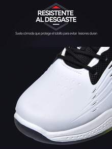 Men Basketball Shoes - Black and Red - View 8