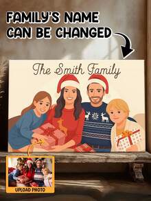 Catygift Retrato de pareja personalizado en lienzo, impresiones de póster, estilo de ilustración dibujada a mano, regalo de aniversario único, regalo de boda