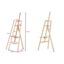 Wood Easel StandPoster Stand Pine Wood 1.5m Forr Decoration Menu Painting Display - As Pic - View 3