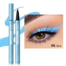 Pudaier Colorful Matte Liquid Eyeliner – Waterproof, Quick-Dry, No Smudge, Ultra-Fine Brush Tip, Cat Eye Suitable For Daily & Party - #06 - 查看 8