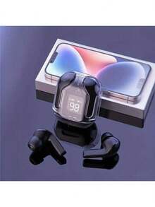 HK3 New UltrapodsMax TWS Wireless Transparent Bluetooth Earphones HIFI Sound Quality 5.3 Applicable - HK3黑 - 查看 3