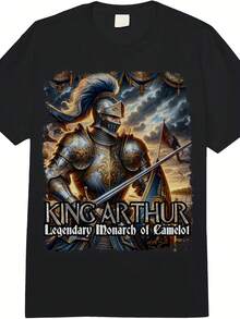 King Arthur  Adult Heavyweight T-Shirt - 款式14 - 查看 1