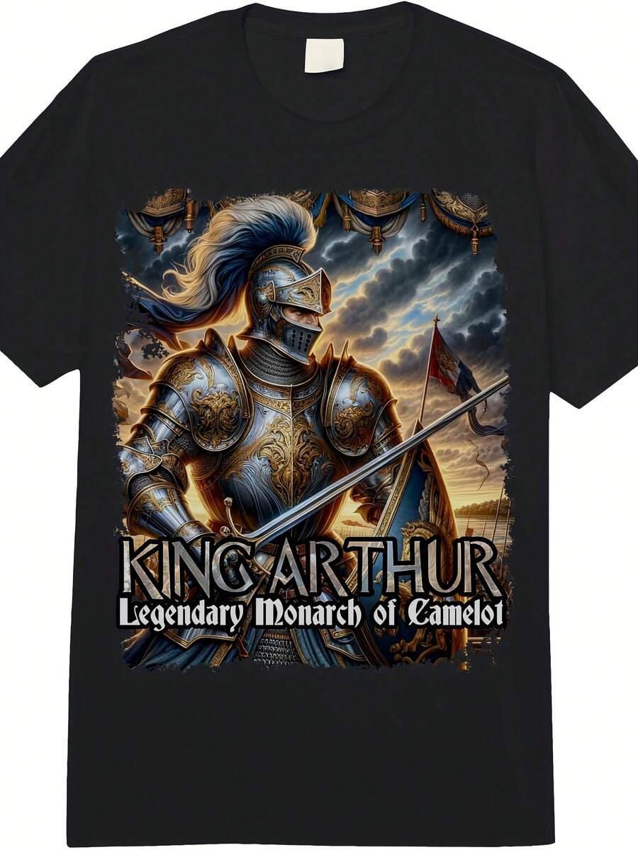 King Arthur Adult Heavyweight T-Shirt - 款式14 - 查看 1