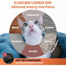 Cinta disuasiva para araazos de gatos: protector de muebles 8XL, cintas de entrenamiento transparentes de doble vista antiaraazos de gatos, protector de sof, libre de residuos, 8 hojas XL de 30.4x 43.1 pre - cortada - inicial - Ver 8