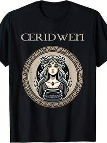 Ceridwen Ancient Irish Goddess Of The Magic The Moon And Art T-Shirt - 款式11 - 查看 1