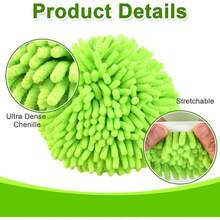 Mop Replace O Cedar, Spin Mop Heads Replacements Ocedar Easywring 1 Spin Mop, Chenille Duster Ocedar Mop Include 3 Pack Microfiber Chenille Mop Pad Ocedar Spin Mop - 適用於 Ocedar 2 坦克 - 查看 4