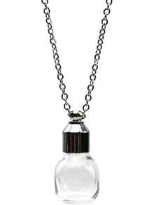 Blood Vial Necklace Stainless Steel Glass Heart Vial Perfume Bottle Cremation Urn Pendant Necklace For Women Keepsake Memorial Jewelry2025 - 15 - 查看 12