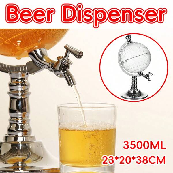 Aimall Large Capacity Plastic Beer Dispenser 3.5L  Leakproof Easy Pour AU
