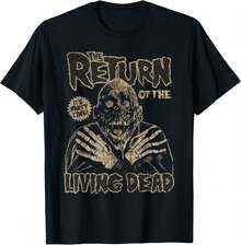 Vintage Return Of The Living Dead Move Horror Fans T-Shirt - 黑色 - 查看 1
