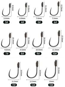 1pc Outdoor Powerful Horse Shaped Tangle-Free Fishing Hook Rig, Isenine Hook Type Fishing Hook Rig For Sea Rod - Multicolor - View 5